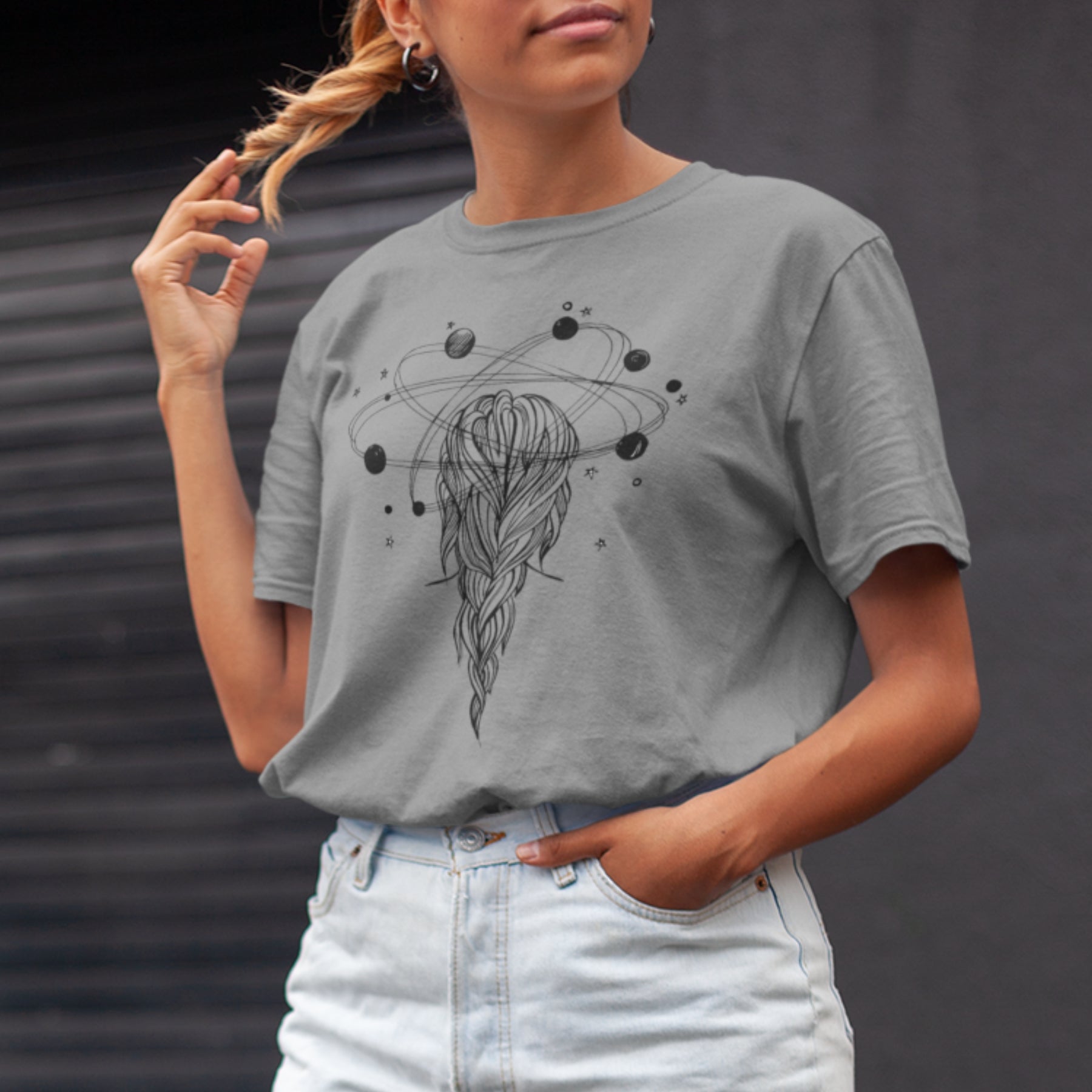 Sivomelírované UNISEX tričko „Denný sen“