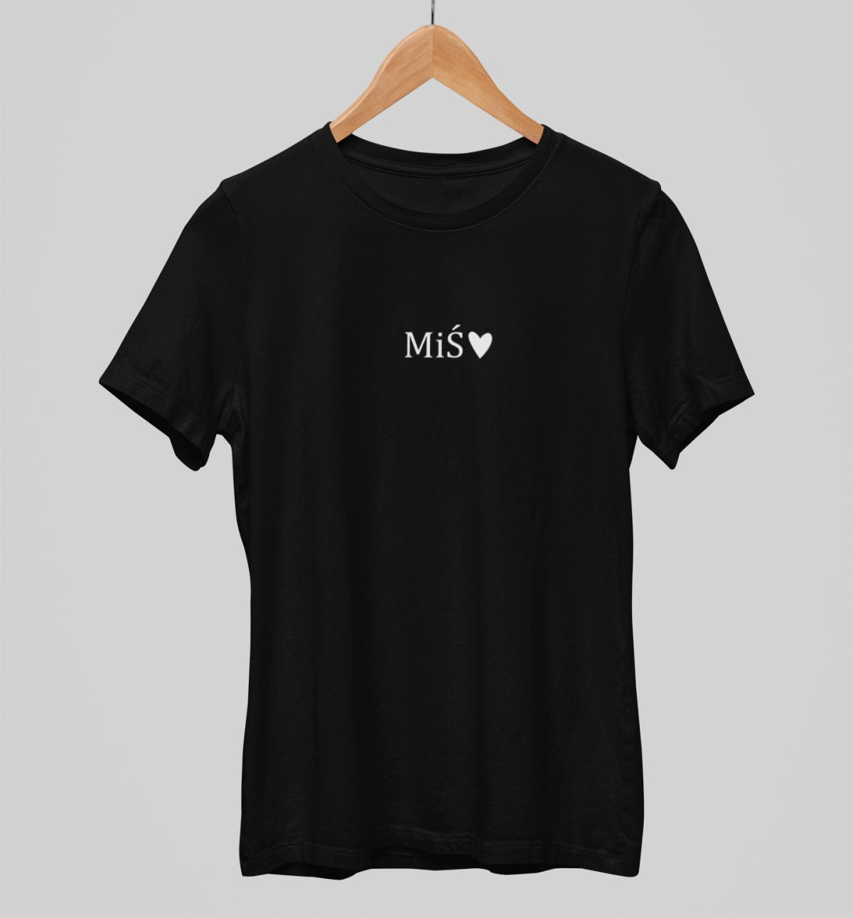 Čierne UNISEX tričko „MIŠ“