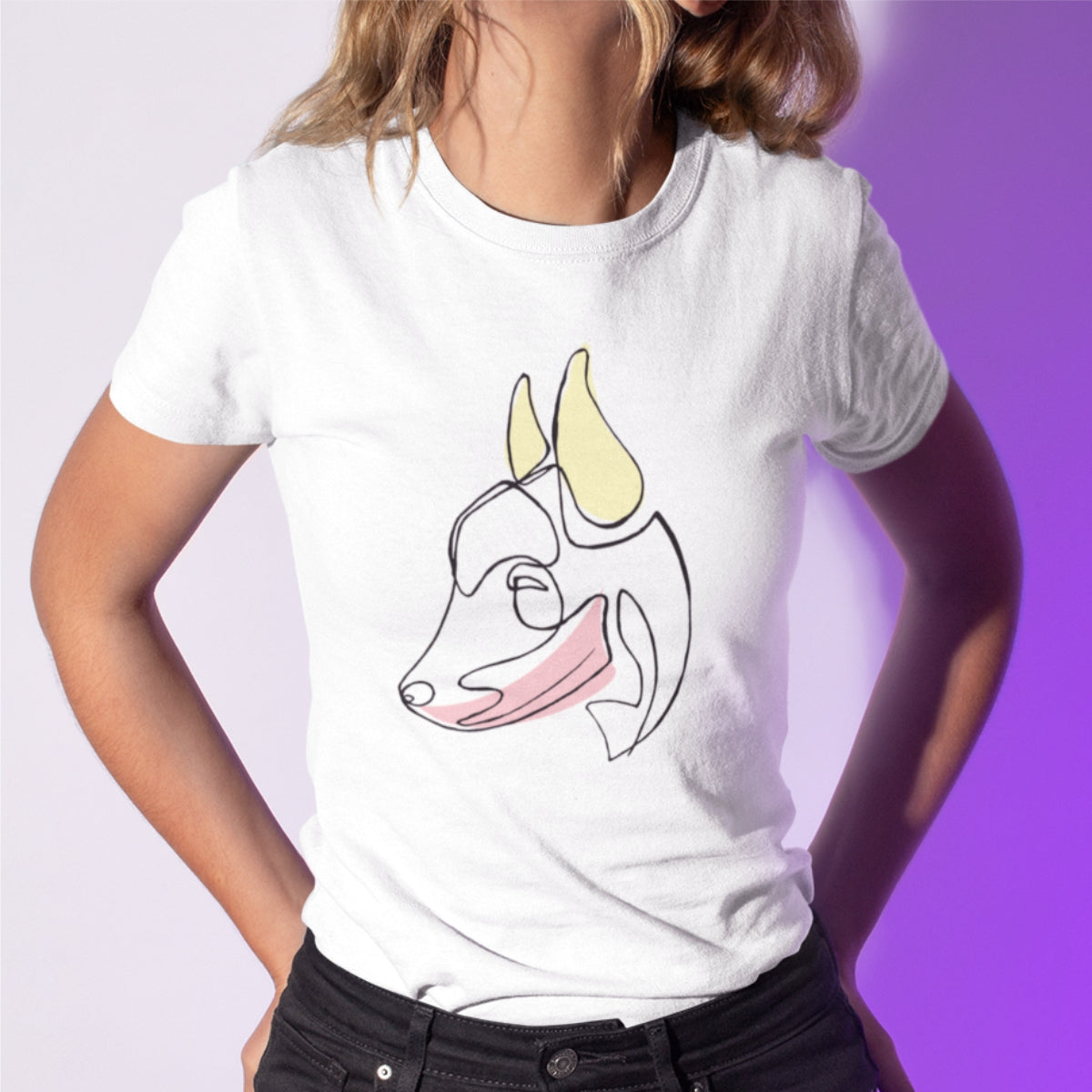 Biele UNISEX tričko „Escríbele a tu perro“