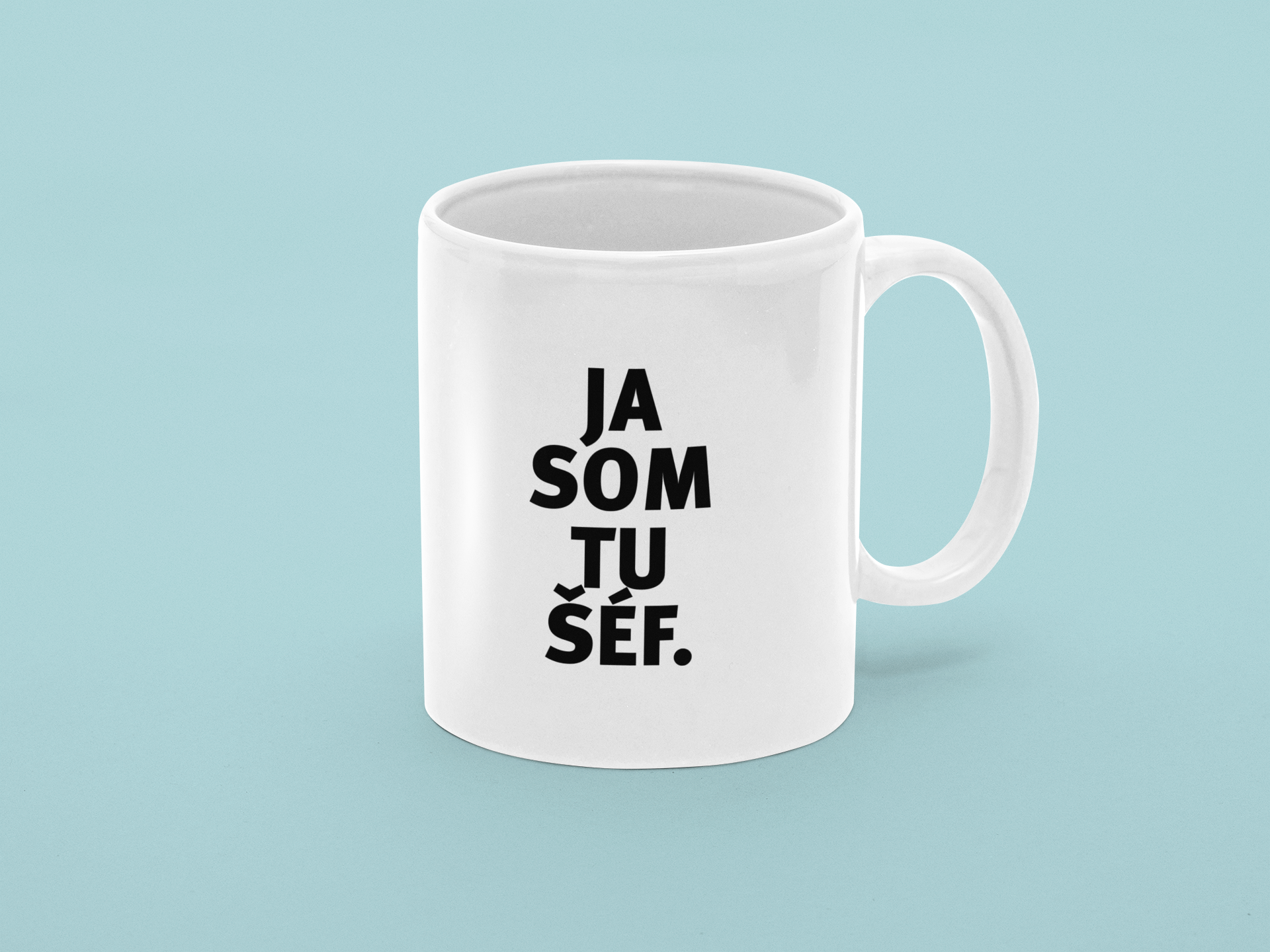 Hrnček "Ja som tu šéf"