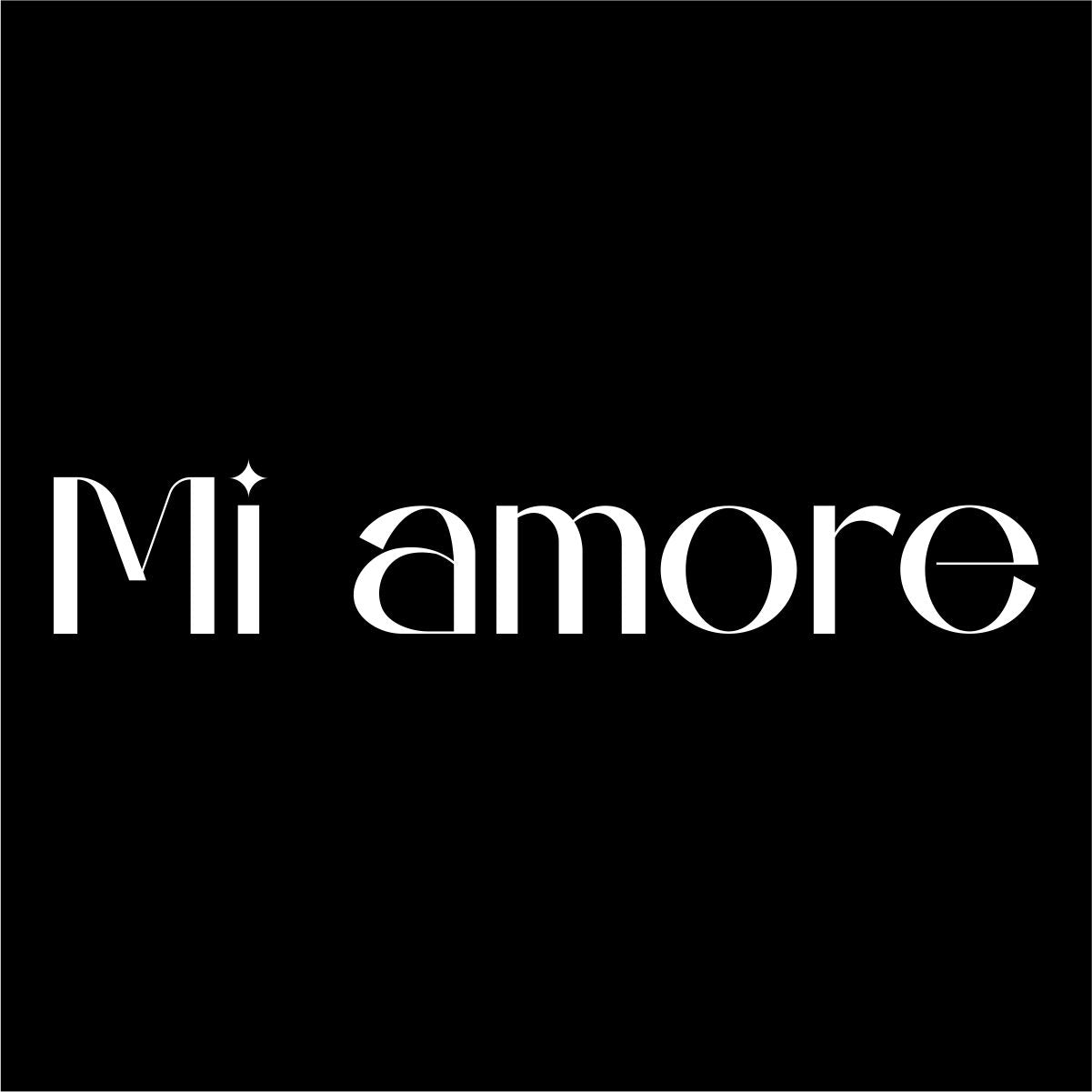 Čierne UNISEX tričko „Mi Amore“