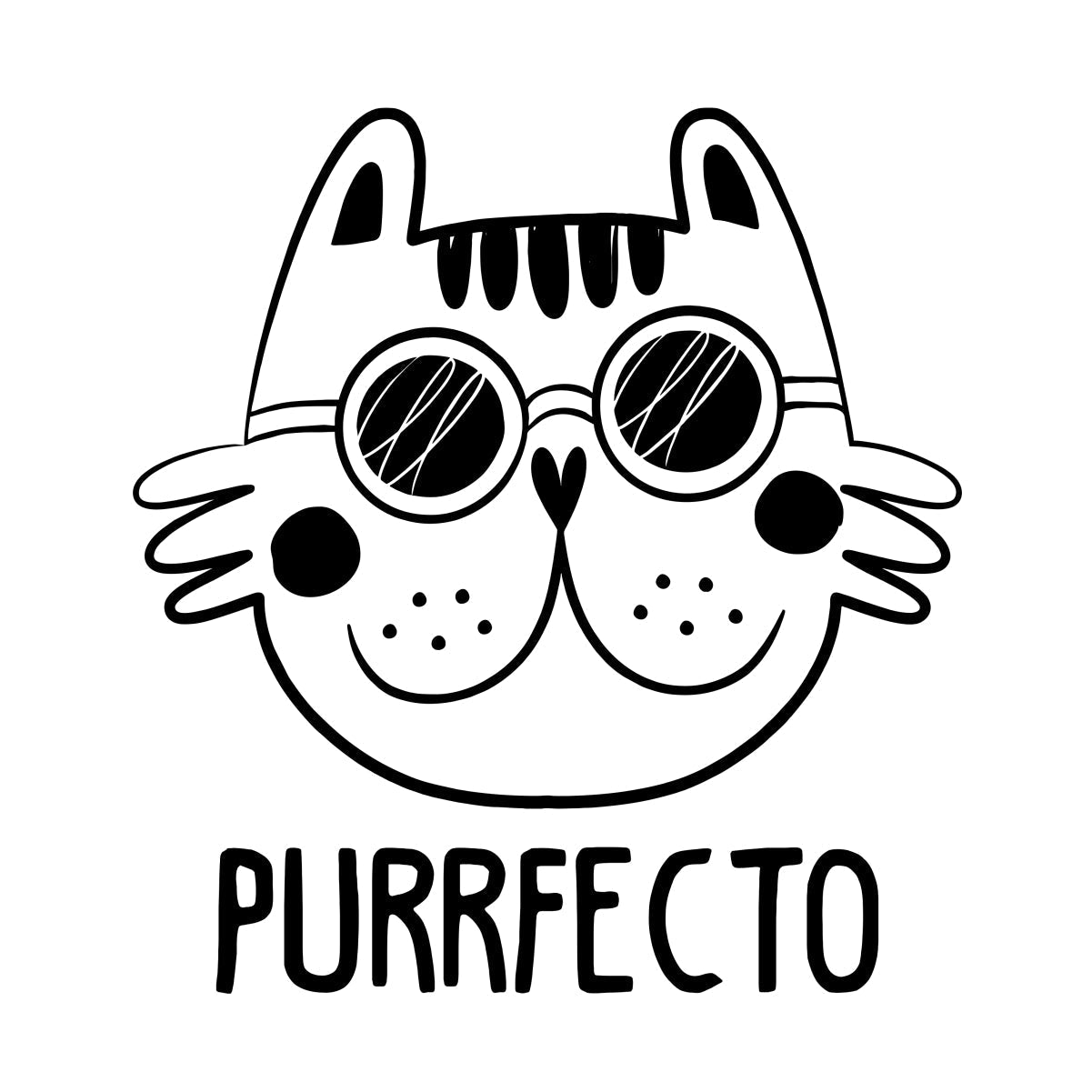 Biele UNISEX tričko „Purrfecto“