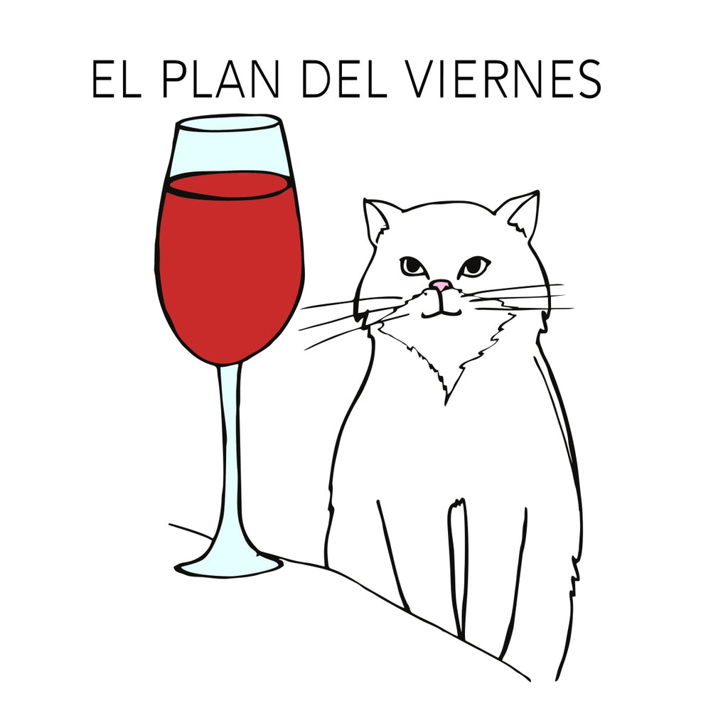 Biele UNISEX tričko „El plan del viernes“
