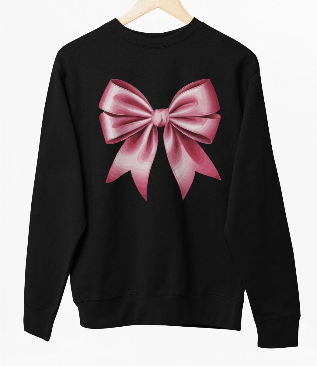 Čierny UNISEX pulóver „Mašľa“
