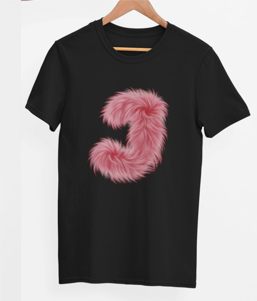 Čierne UNISEX tričko „Písmeno J“