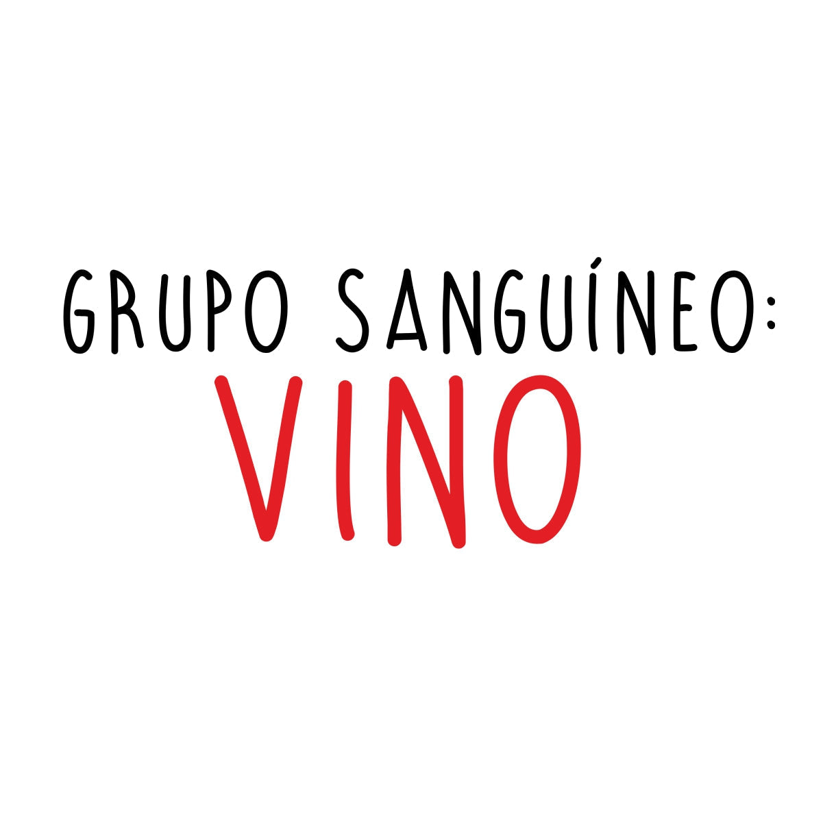 Biele UNISEX tričko „Grupo sanguíneo“