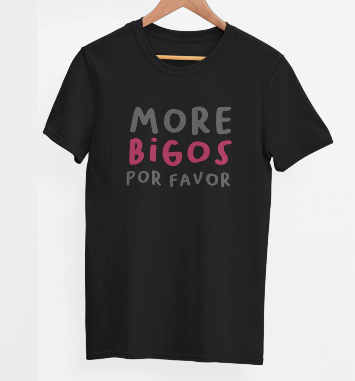 Čierne UNISEX tričko „Viac bigosu“