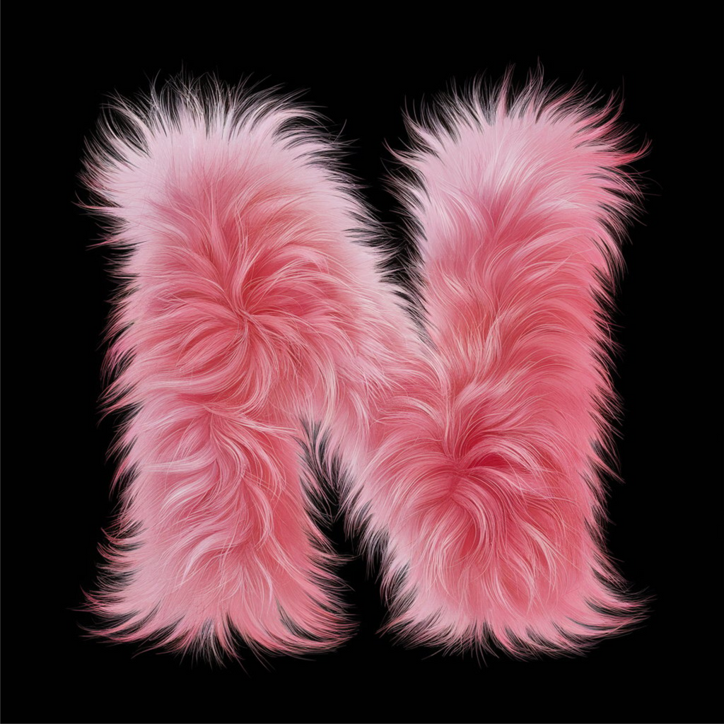 Čierny UNISEX pulóver „Písmeno N“