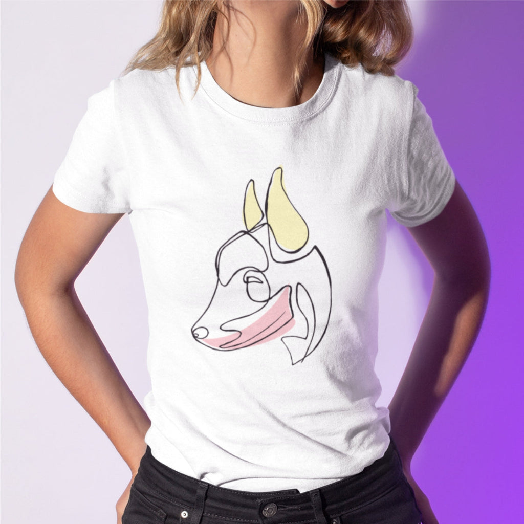 Biele UNISEX tričko „Escríbele a tu perro“
