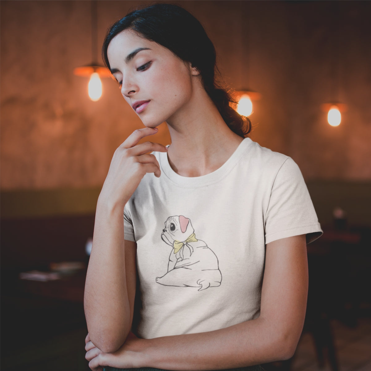 Biele UNISEX tričko „El amor más puro“