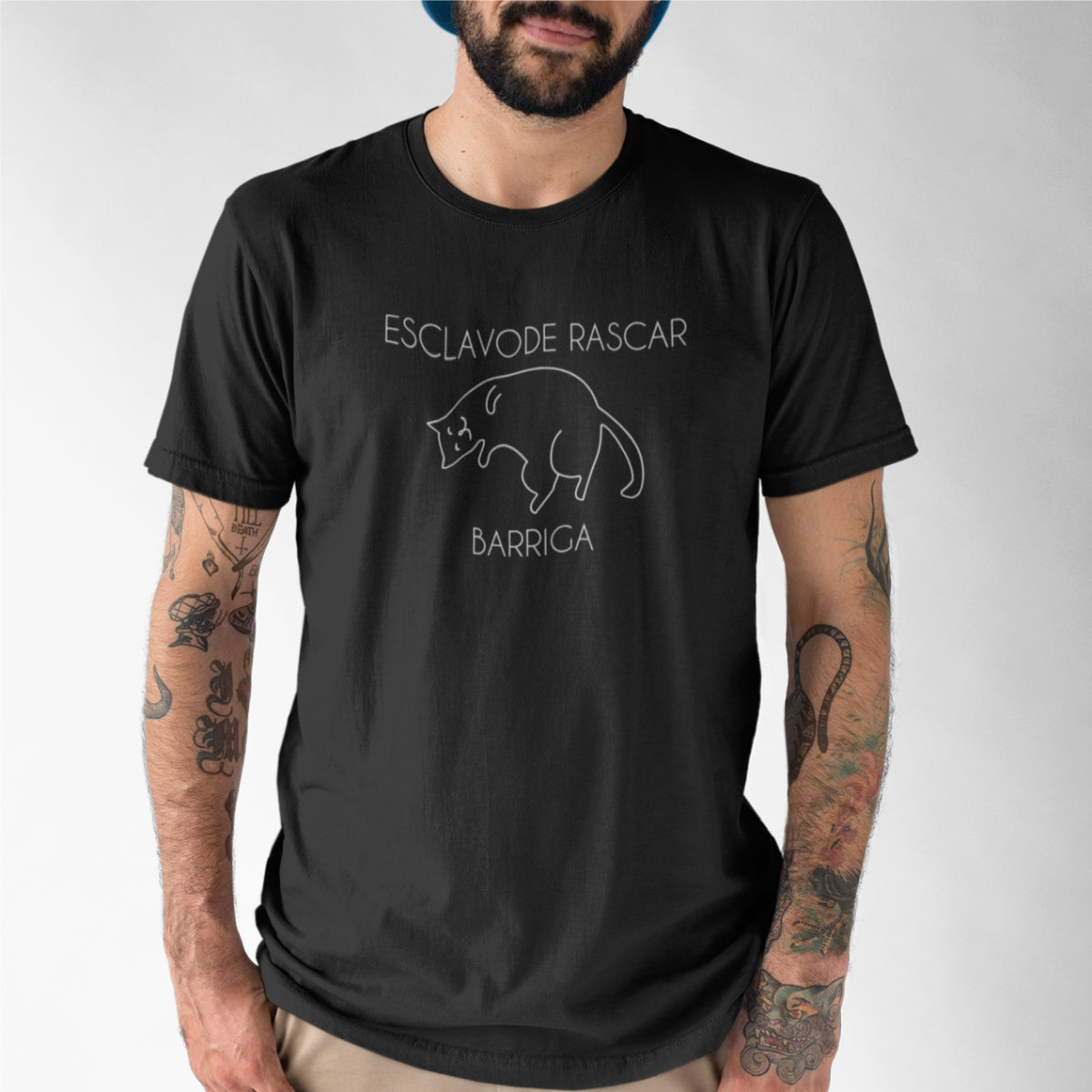 Čierne UNISEX tričko „Barriga“