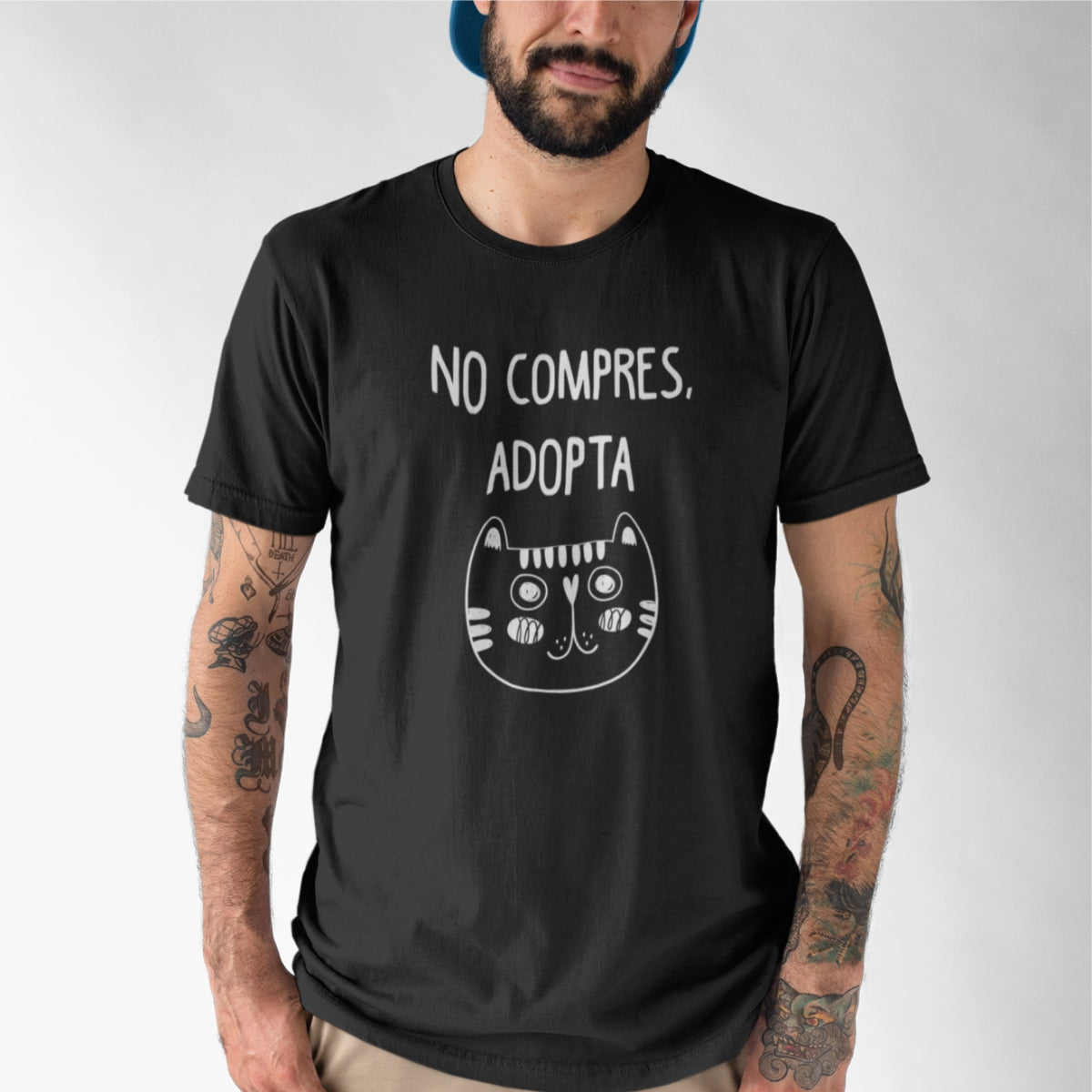 Čierne UNISEX tričko „No compres“