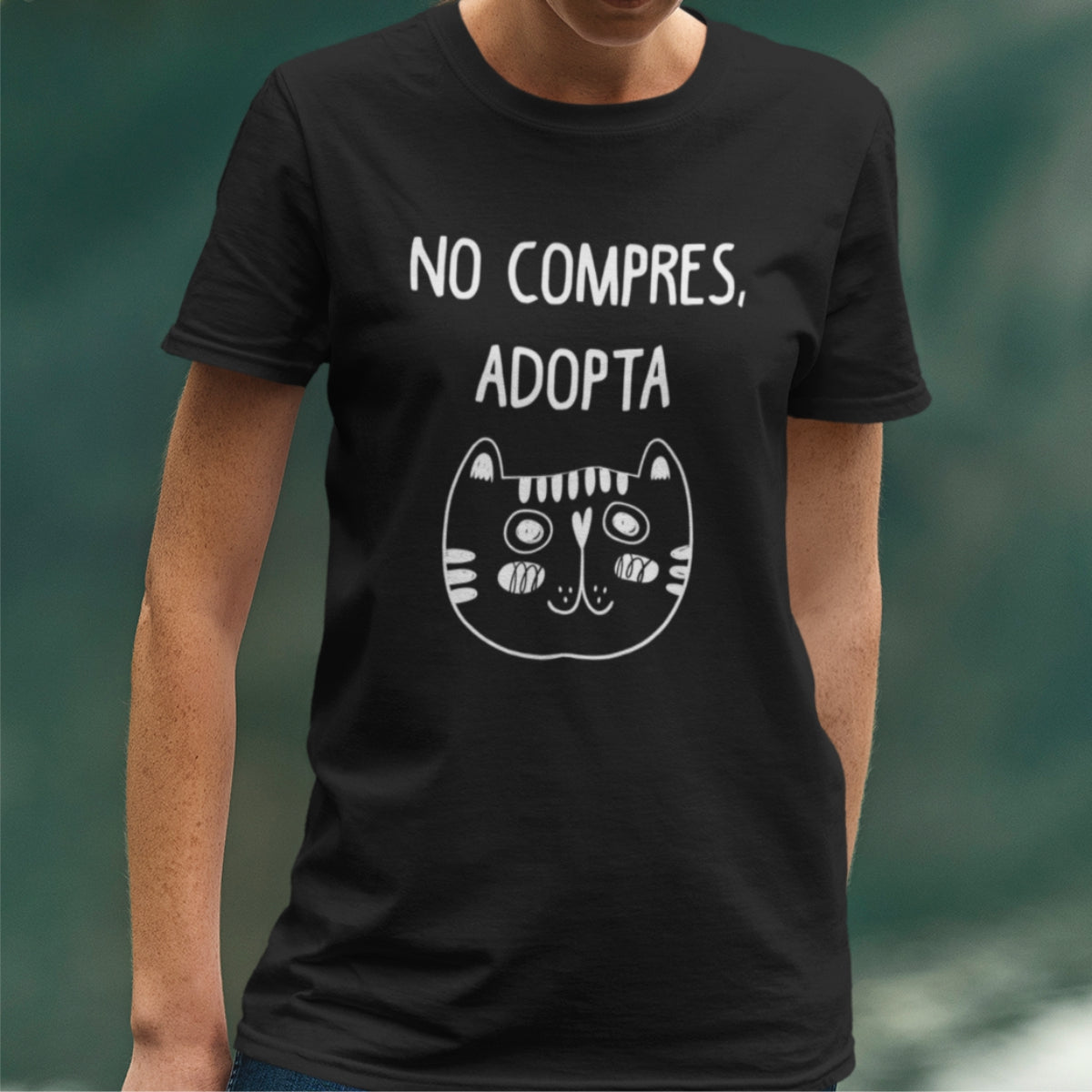 Čierne UNISEX tričko „No compres“
