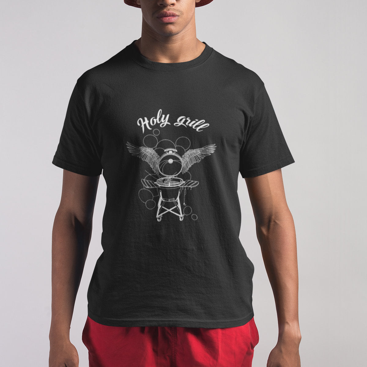 Čierne tričko „Holy grill“