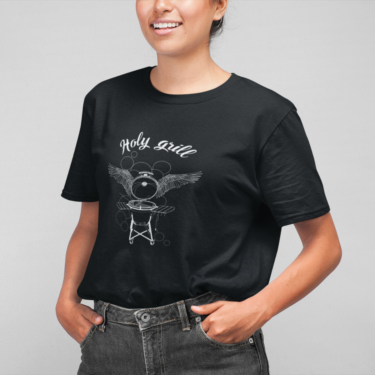 Čierne tričko „Holy grill“