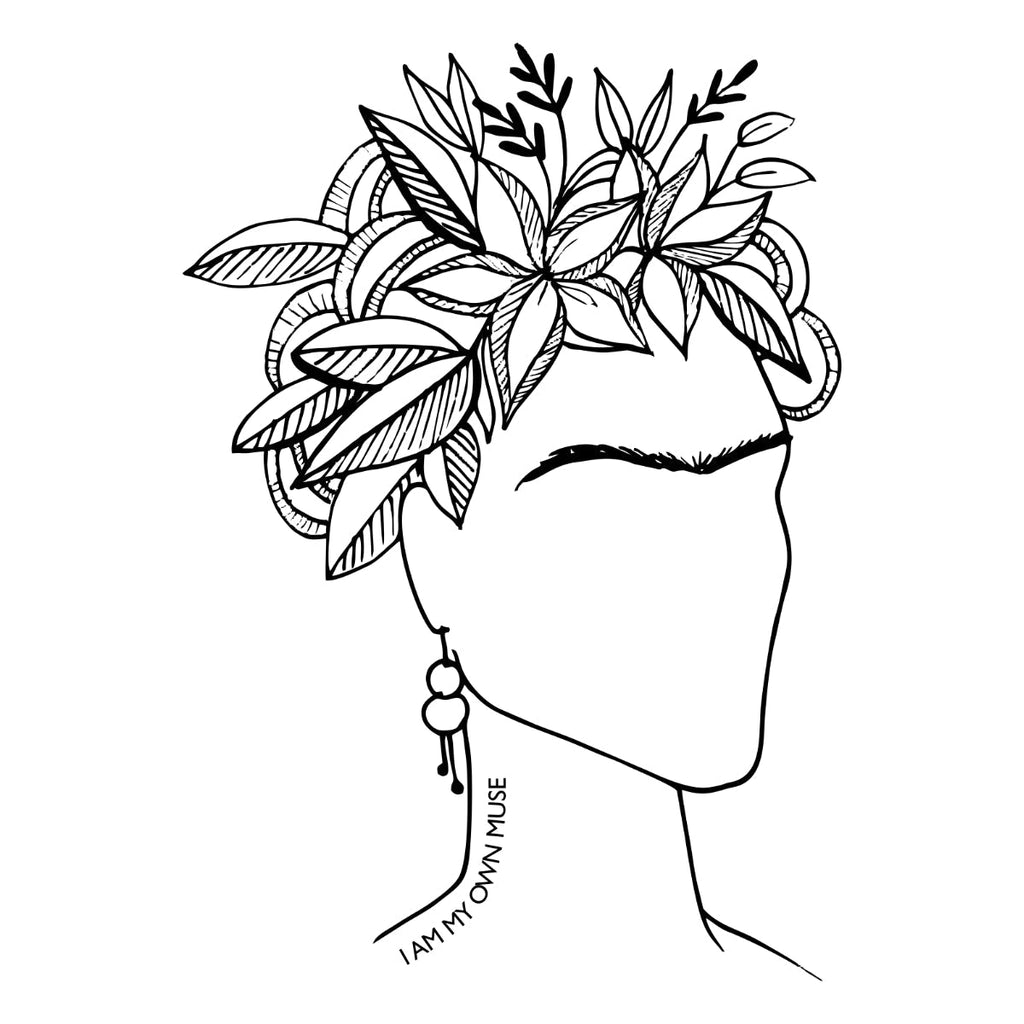 Biele UNISEX tričko „Frida“