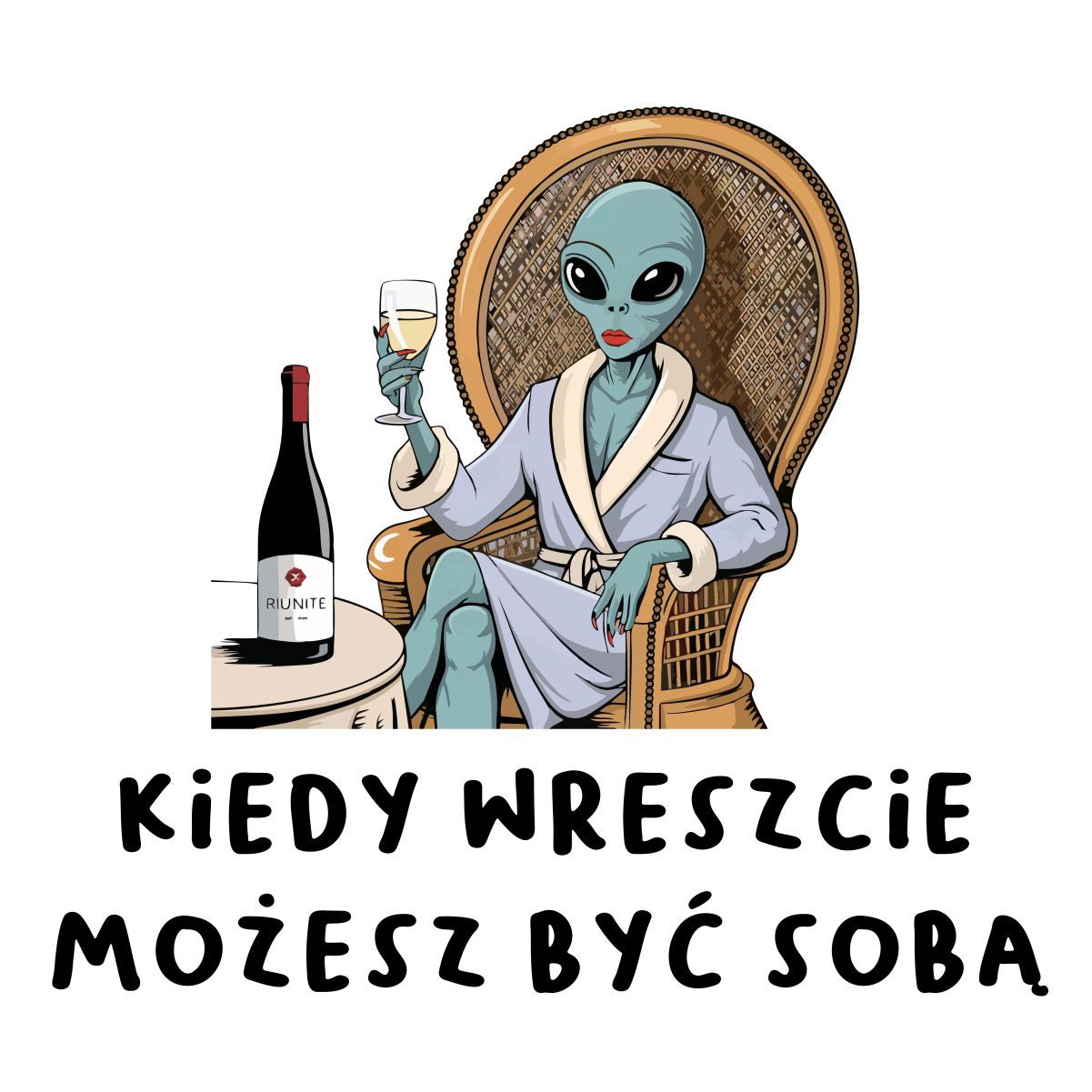 Biele UNISEX tričko „Keď konečne môžeš byť sám sebou“