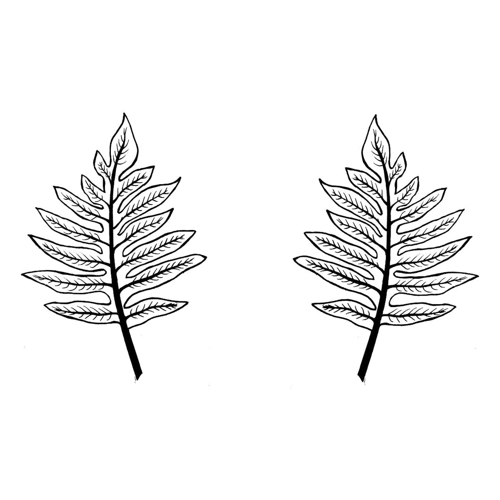 Biele tričko „Two Leaves“