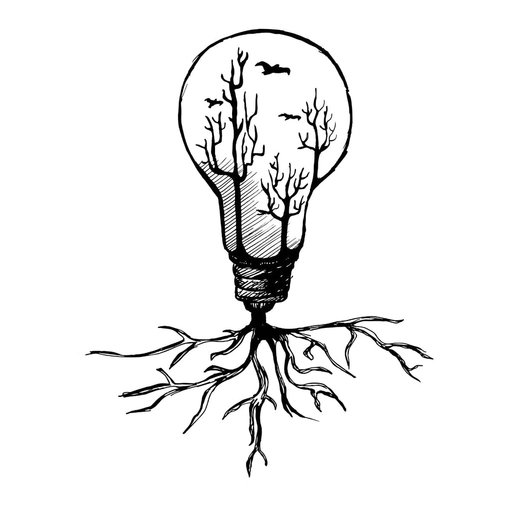 Biele tričko „Light Bulb“